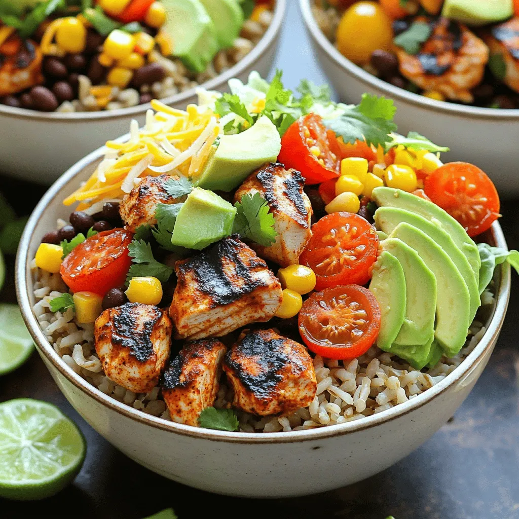 Chipotle Chicken Burrito Bowls Flavorful and Easy Recipe