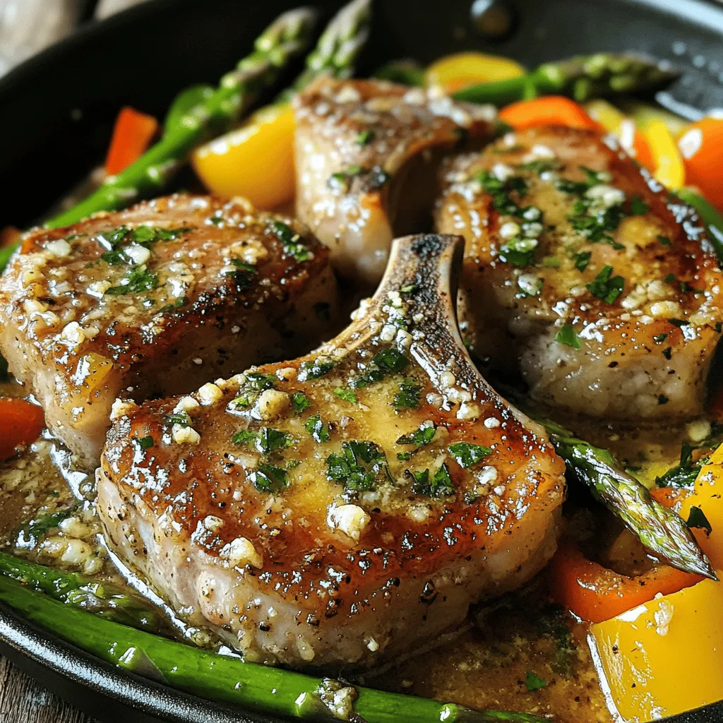 One Pan Garlic Butter Pork Chops Simple and Tasty