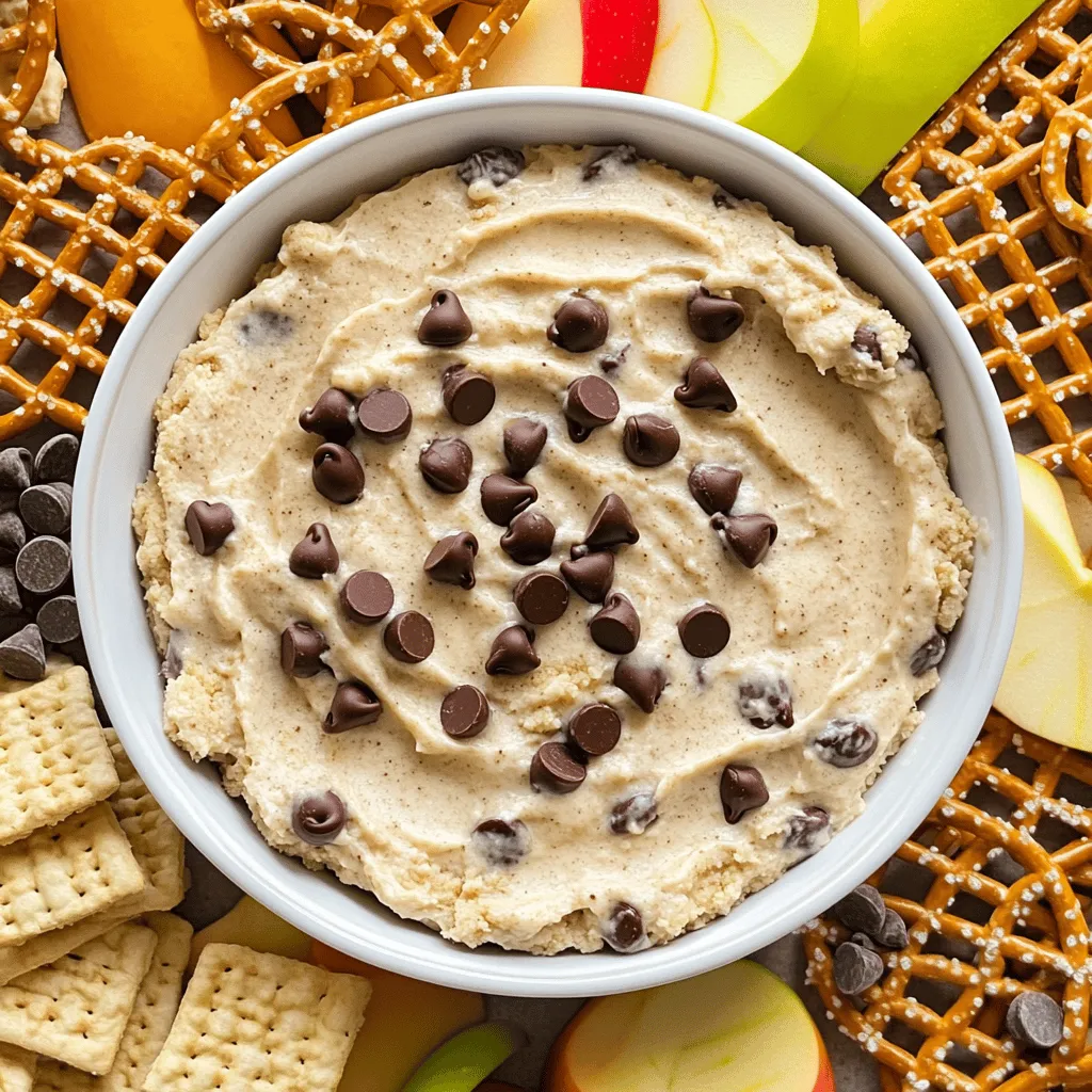 Chocolate Chip Cookie Dough Dip Perfect for Parties