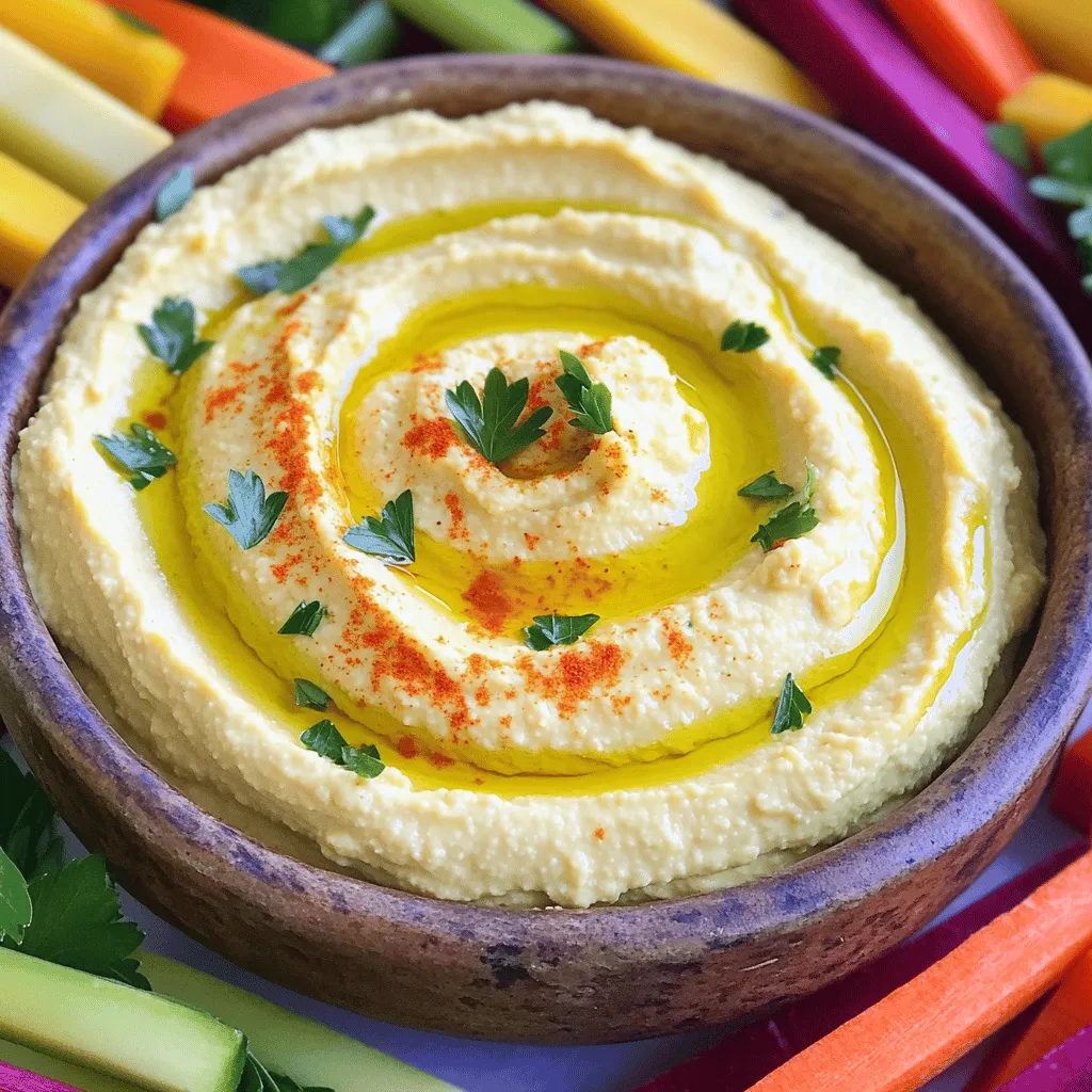 Homemade Hummus: Easy Recipe for Creamy Delight