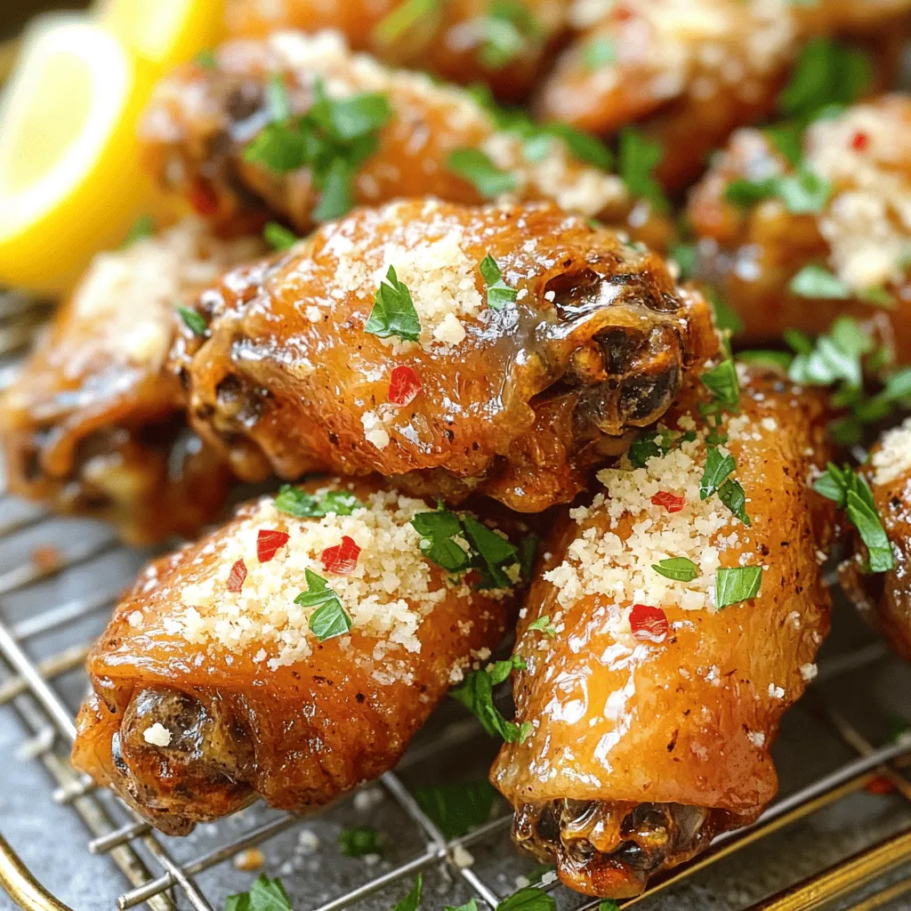 Hot Truffle Garlic Parm Wings Delightfully Flavorful Treat