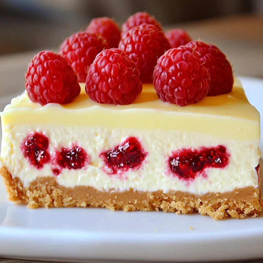 White Chocolate Raspberry Cheesecake Rich Flavor Delight