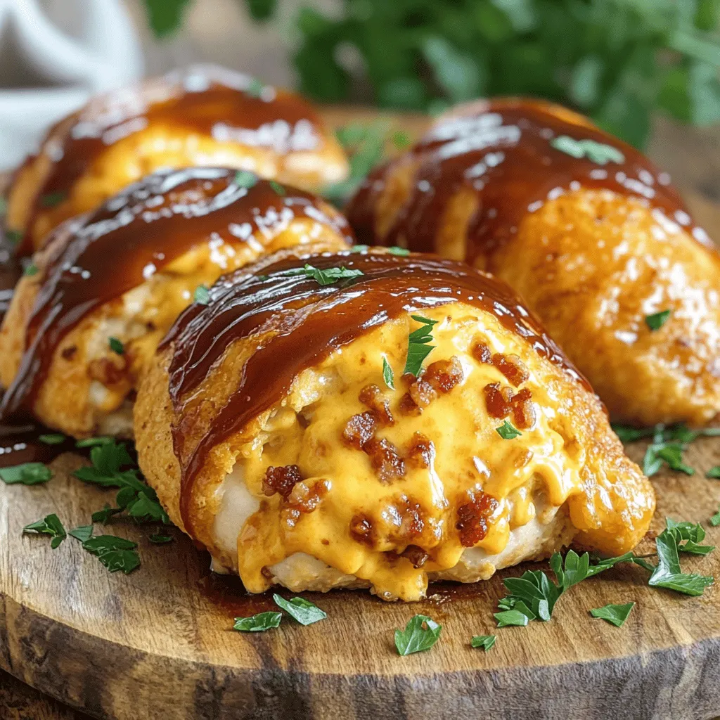 Air Fryer BBQ Stuffed Chicken Simple and Flavorful Meal