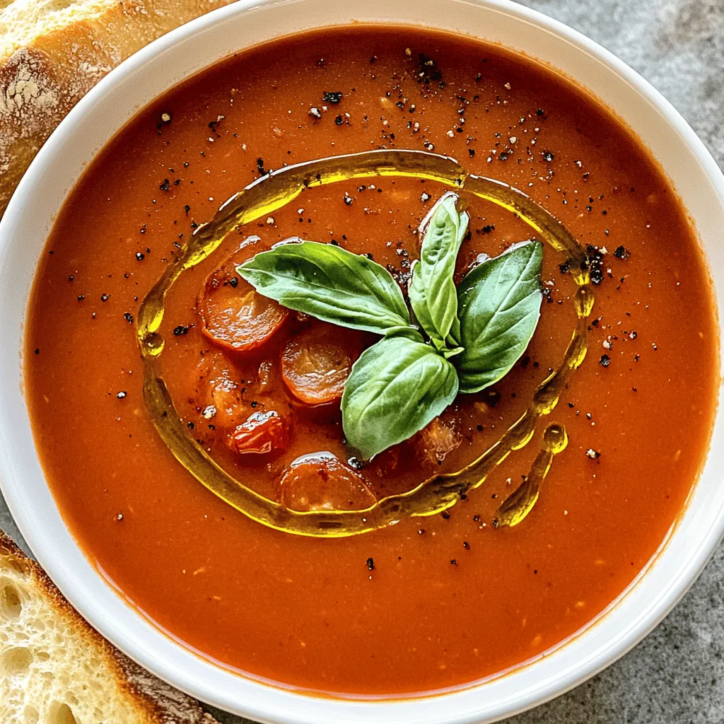 Air Fryer Roasted Tomato Soup Rich and Flavorful Recipe