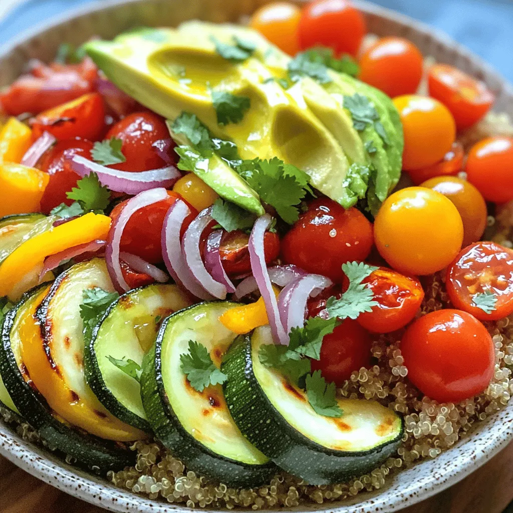 Roasted Veggie Quinoa Bowl Nutritious and Simple Meal
