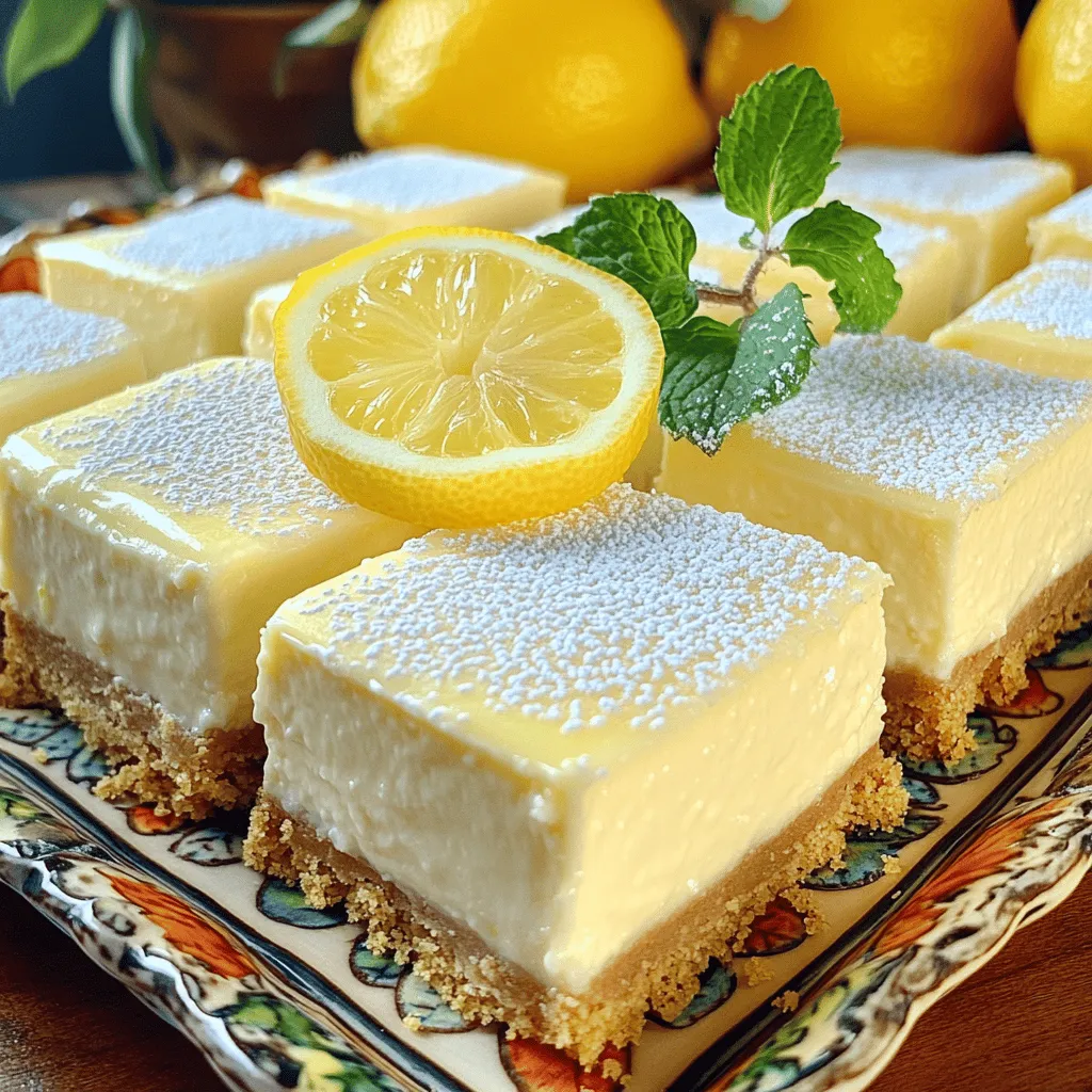 Lemon Cheesecake Squares Simple and Scrumptious Treat