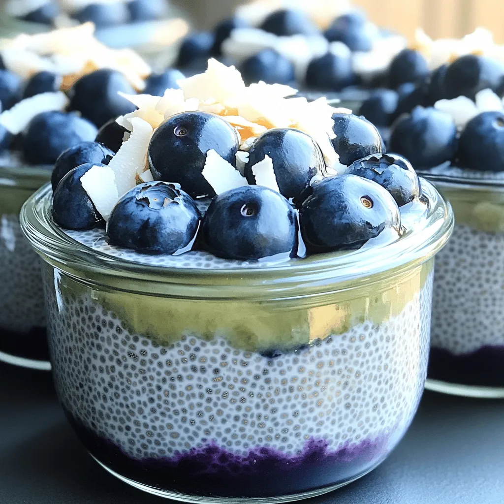 Blueberry Coconut Chia Pudding Simple and Tasty Recipe