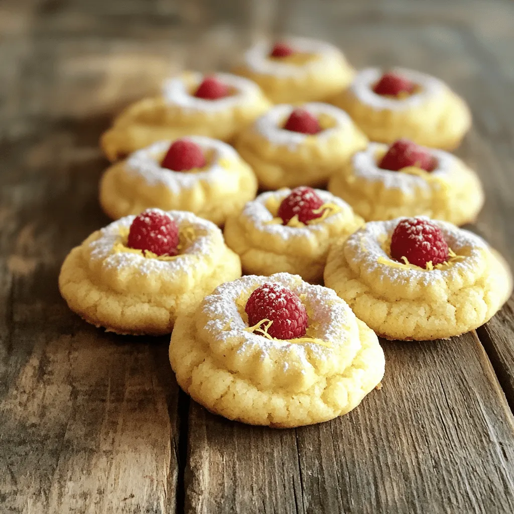 To make lemon raspberry cookies, you need key ingredients that create their bright flavor.