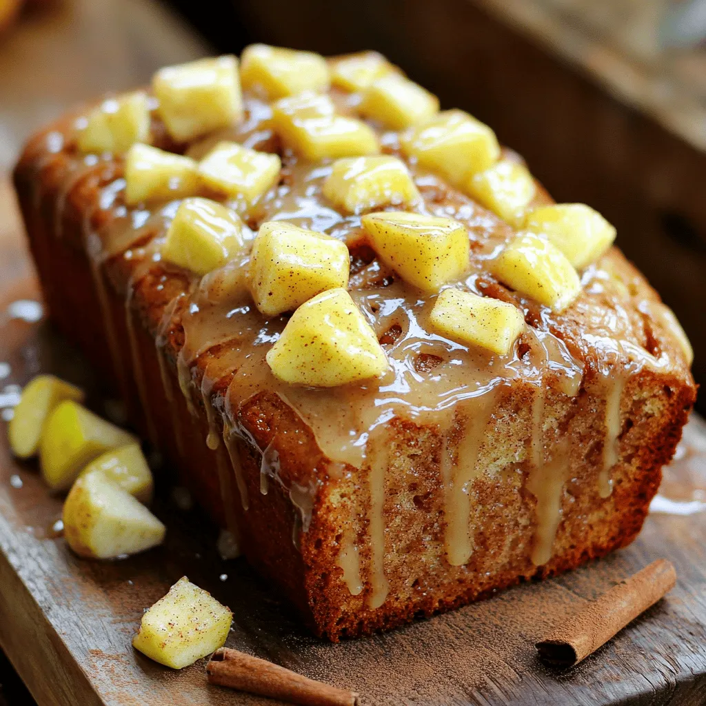 To make glazed apple cinnamon bread, you need key ingredients that create a soft and flavorful treat.