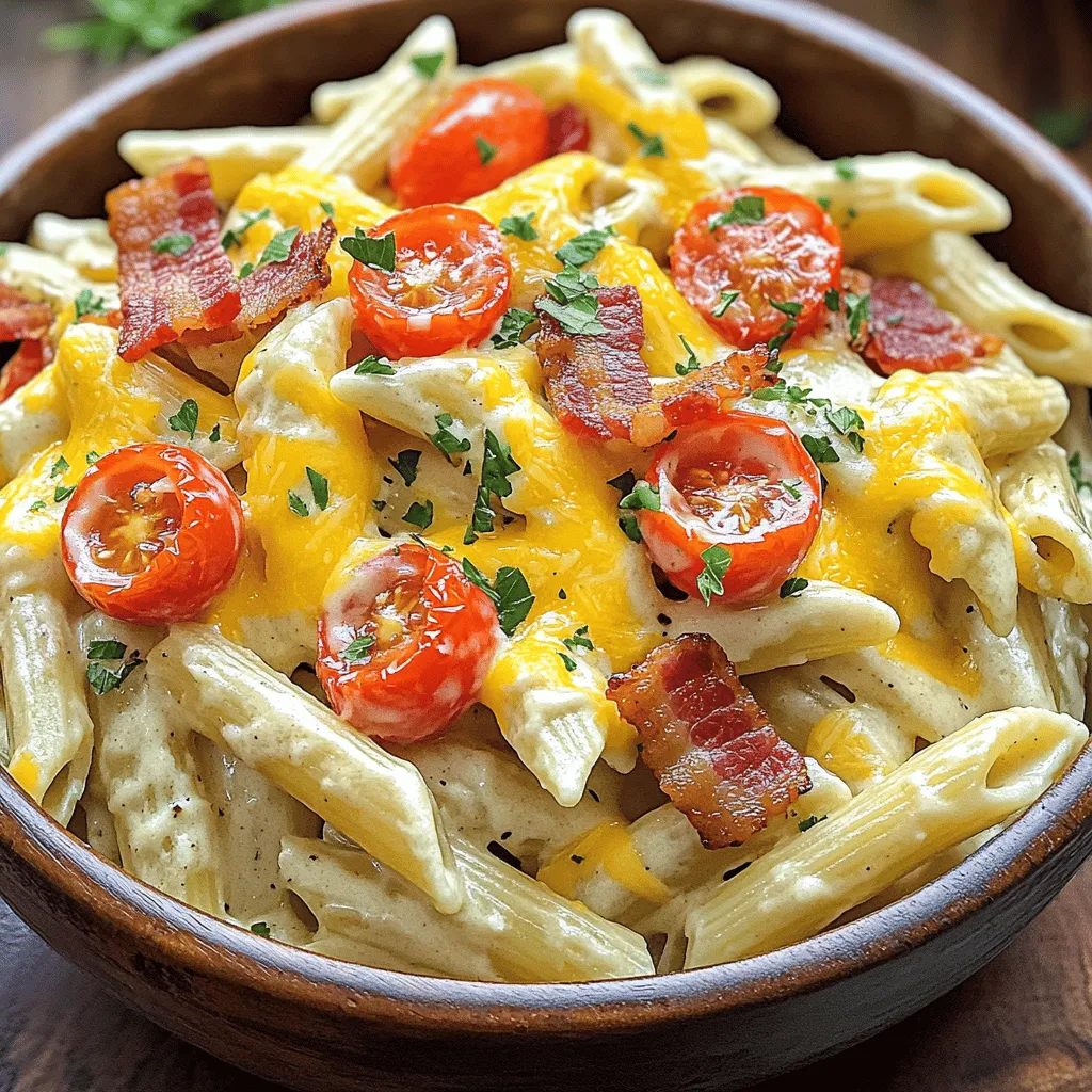 BEST RECIPE For Chicken Bacon Ranch Pasta Delight