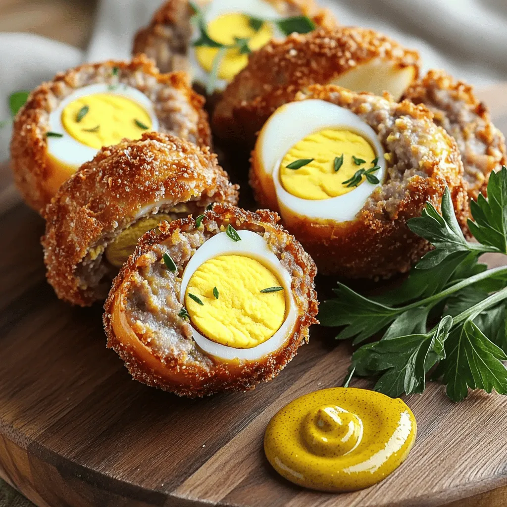 Scotch Eggs Delightful and Hearty Snack Recipe