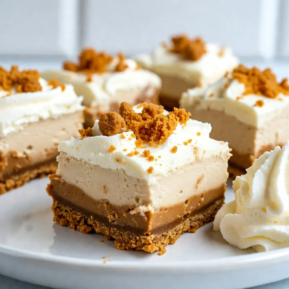 Biscoff Cheesecake Bars Delightful and Easy Recipe