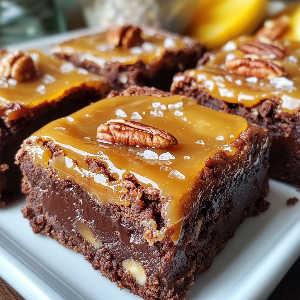 Caramel Turtle Brownies Irresistible Homemade Treat