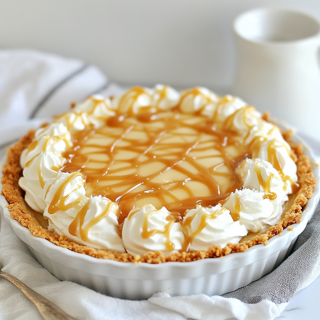 No-Bake Salted Caramel Pie Delicious and Easy Recipe
