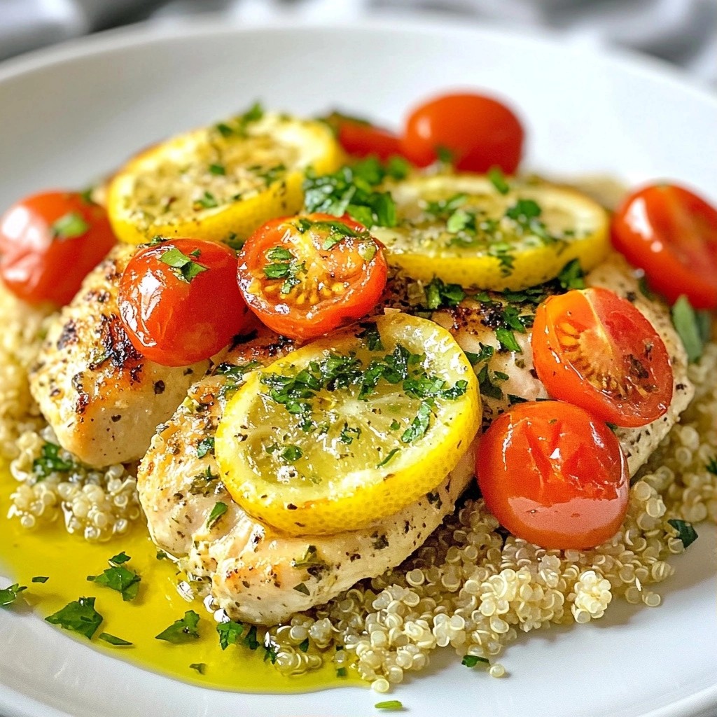 Meal Prep Lemon Herb Chicken with Quinoa Delight
