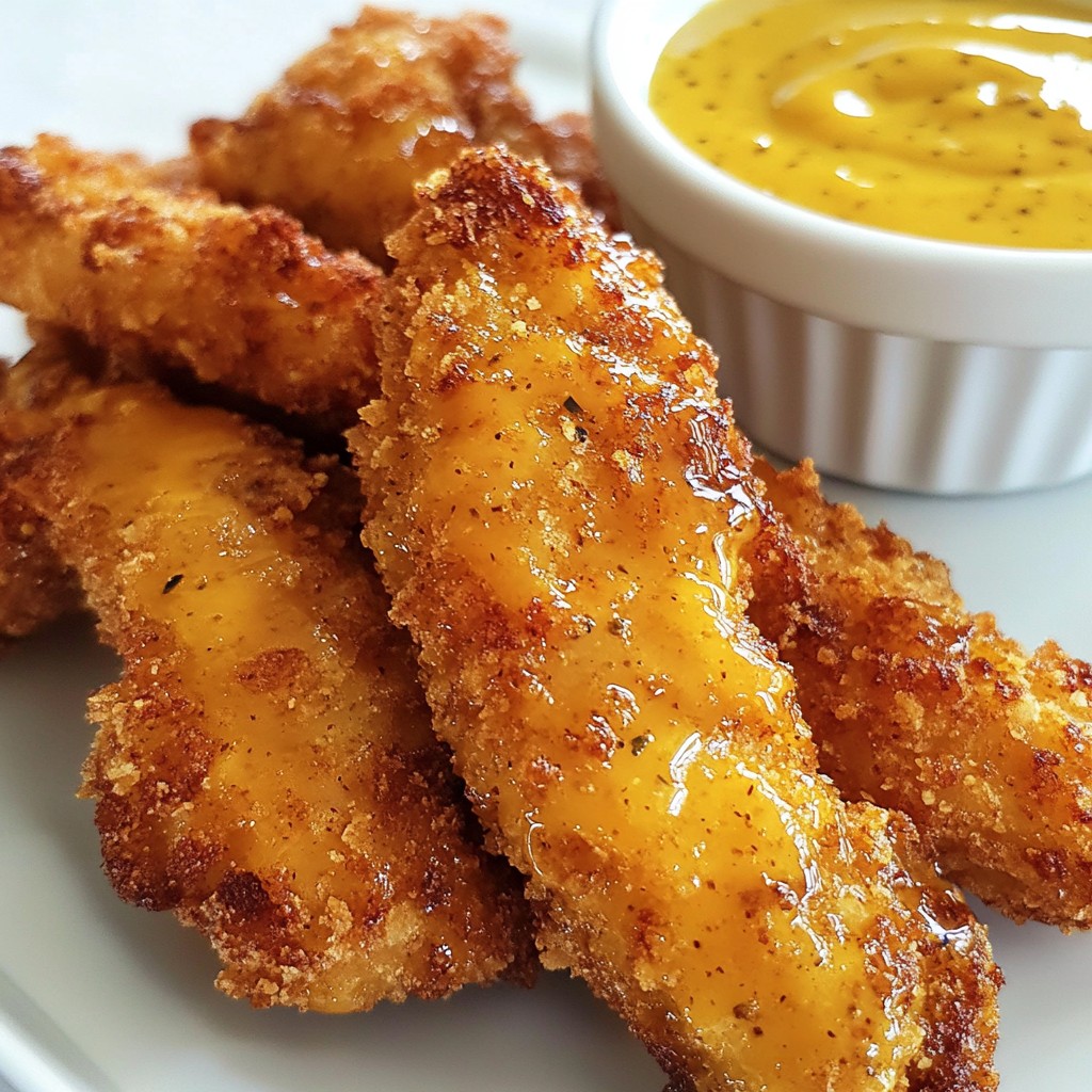 Honey Mustard Chicken Tenders Savory and Simple Meal