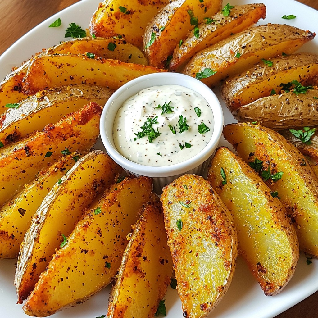 Spicy Cajun Potato Wedges Crispy and Flavorful Treat