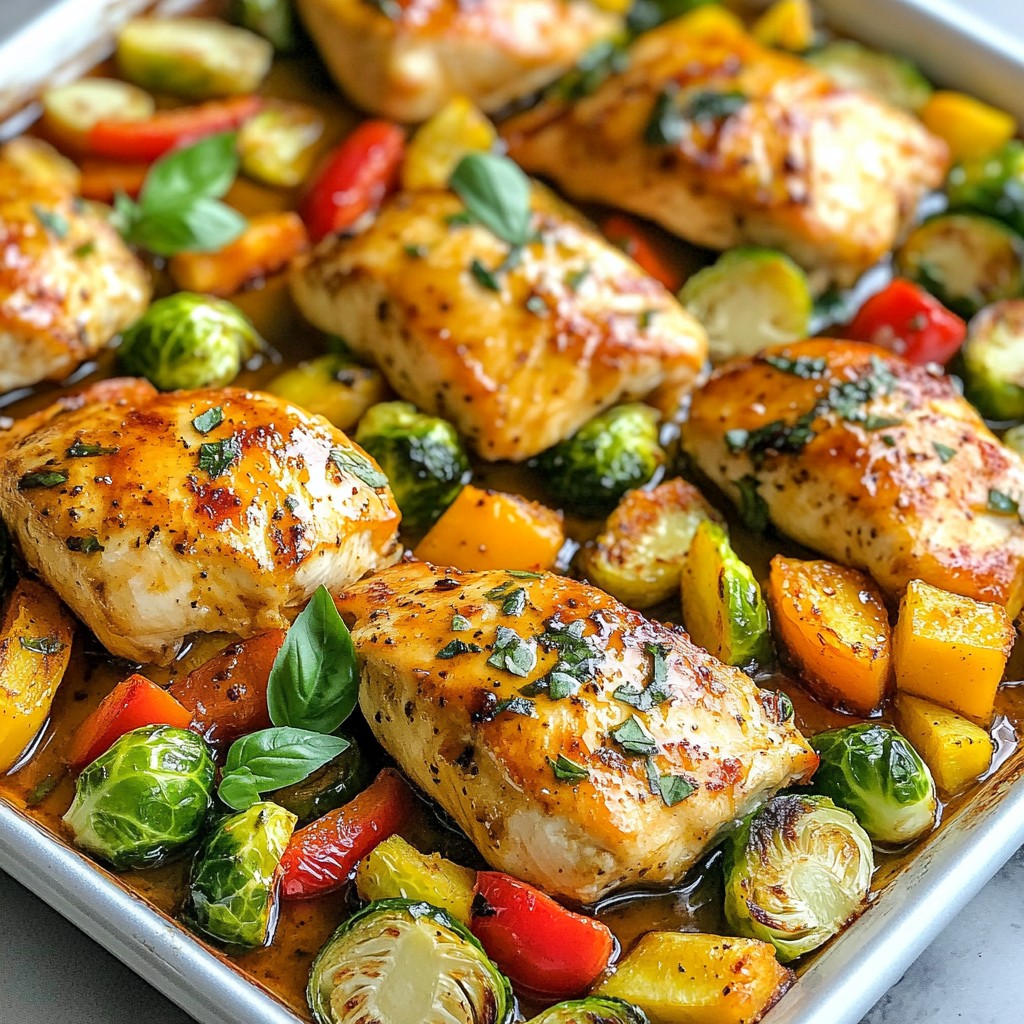 One-Pan Balsamic Chicken and Veggies Delightful Dish