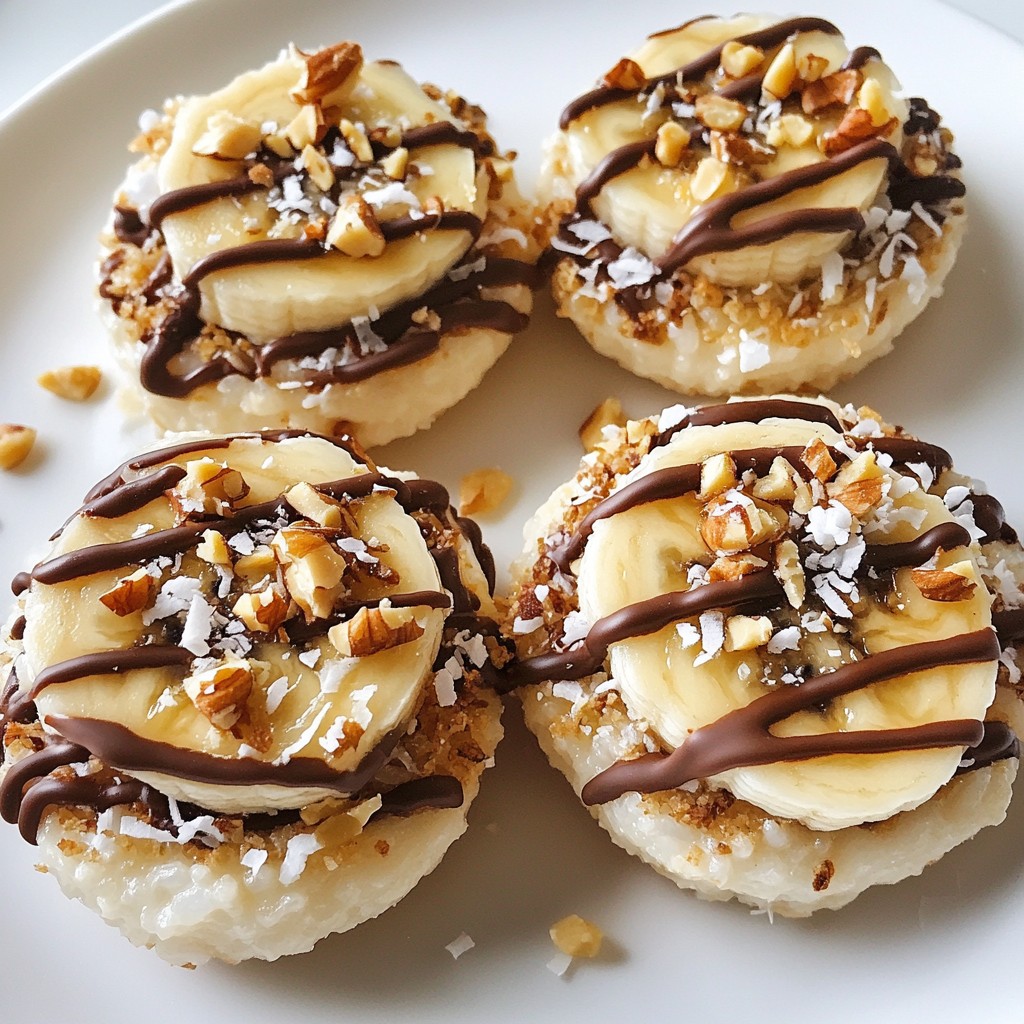 Peanut Butter Chocolate Rice Cakes Delicious Treat