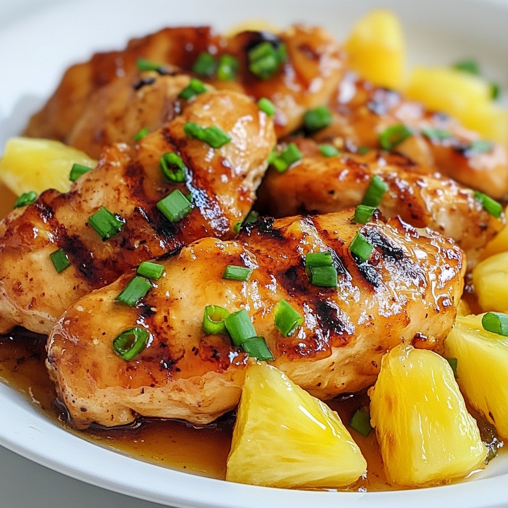 Sweet and Tangy Chicken Breasts with Pineapple Delight