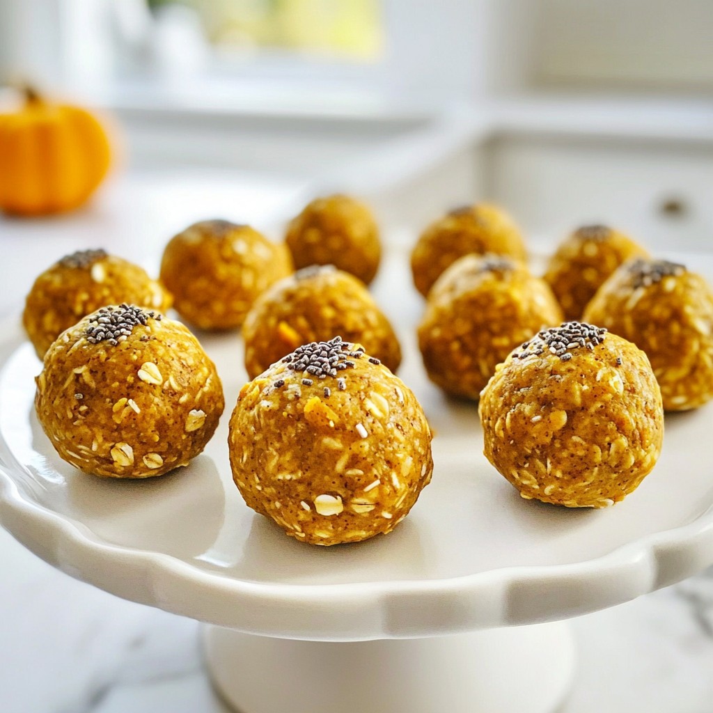 Pumpkin Spice Energy Bites Tasty and Healthy Snack