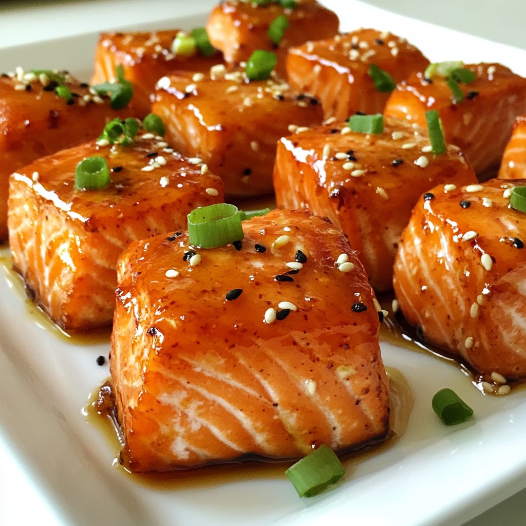 Maple Glazed Salmon Bites Tasty and Quick Treat