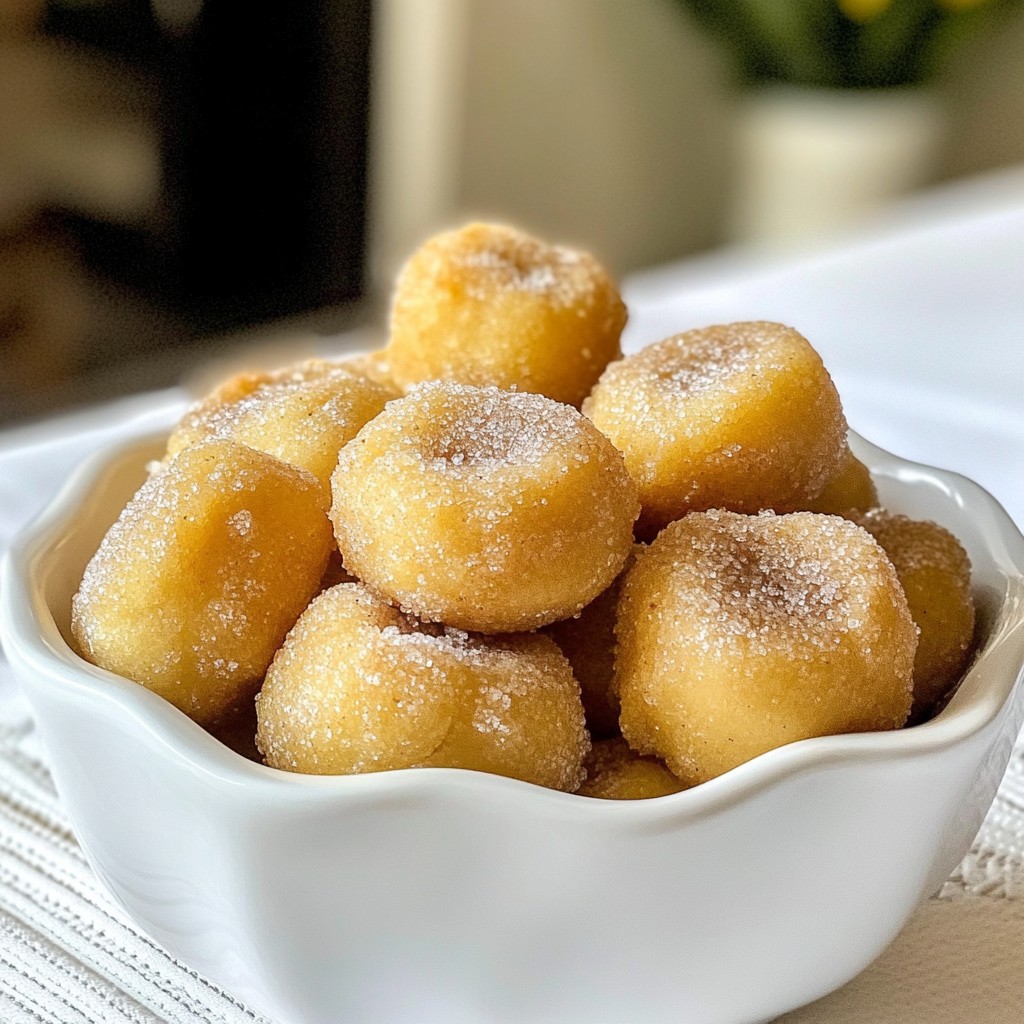 Churro Cookie Dough Bites Sweet and Simple Delight