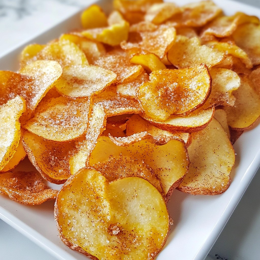 Air Fryer Apple Chips Crunchy and Healthy Snack
