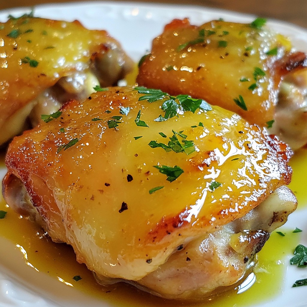 Honey Mustard Chicken Thighs Flavorful and Easy Recipe