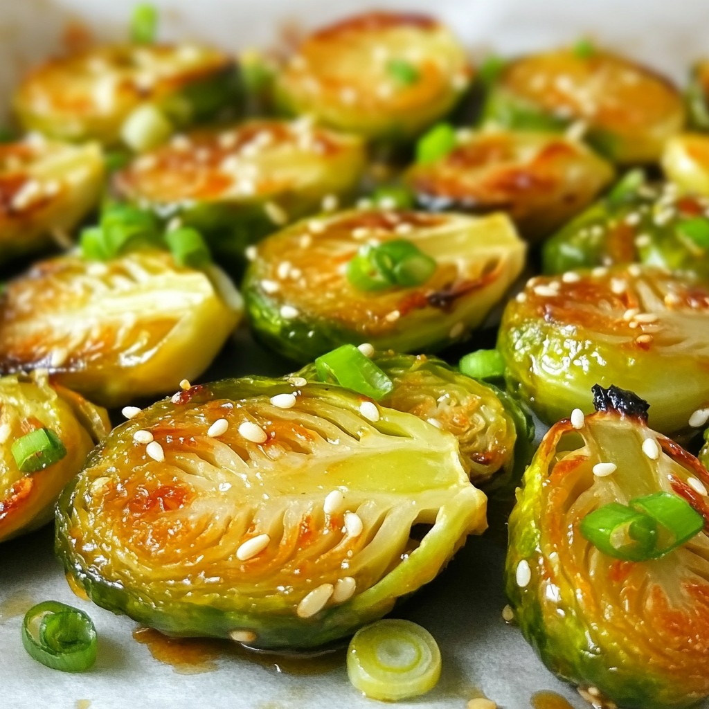 Honey Sriracha Brussel Sprouts Flavorful and Easy Treat