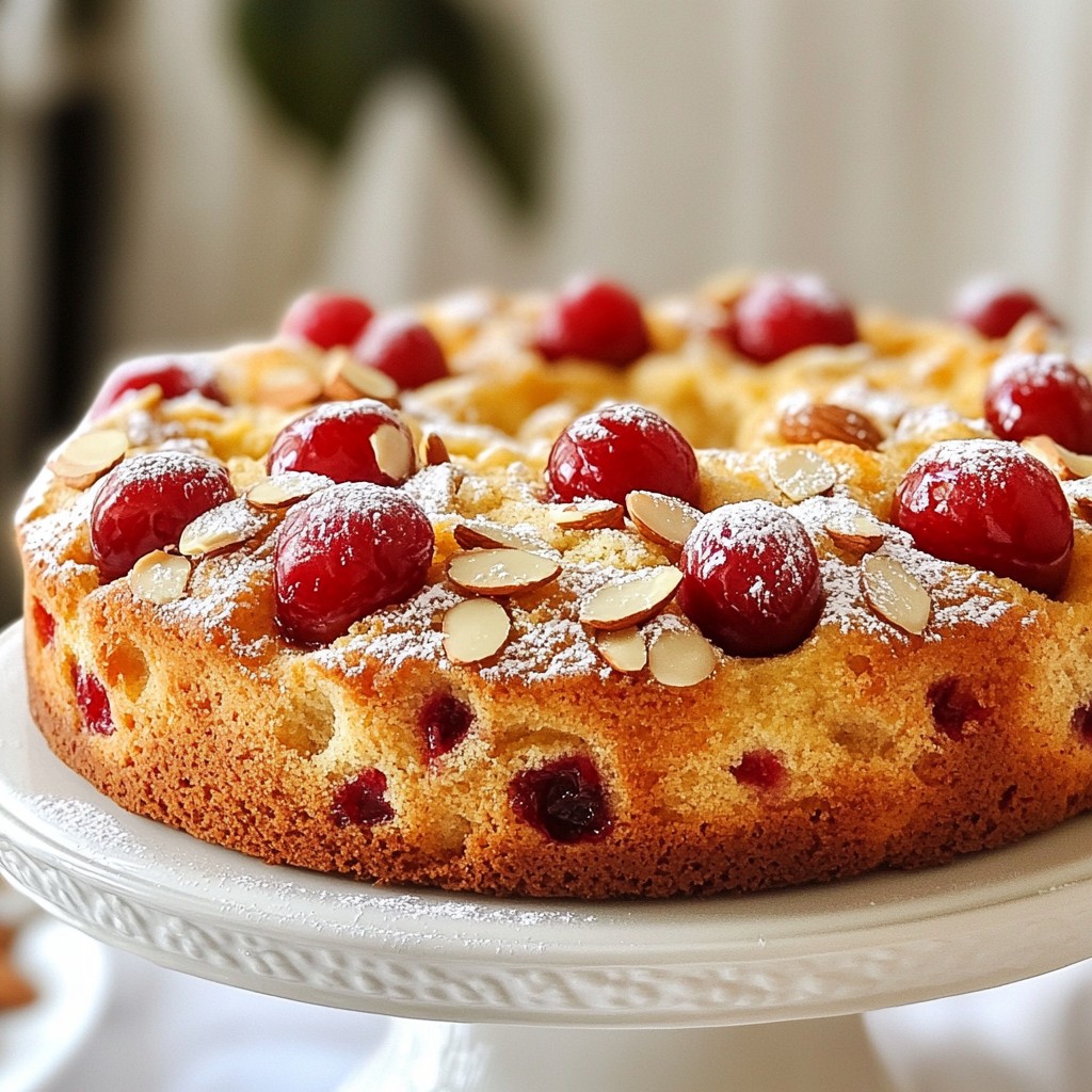 Cherry Almond Coffee Cake Delightful and Easy Recipe
