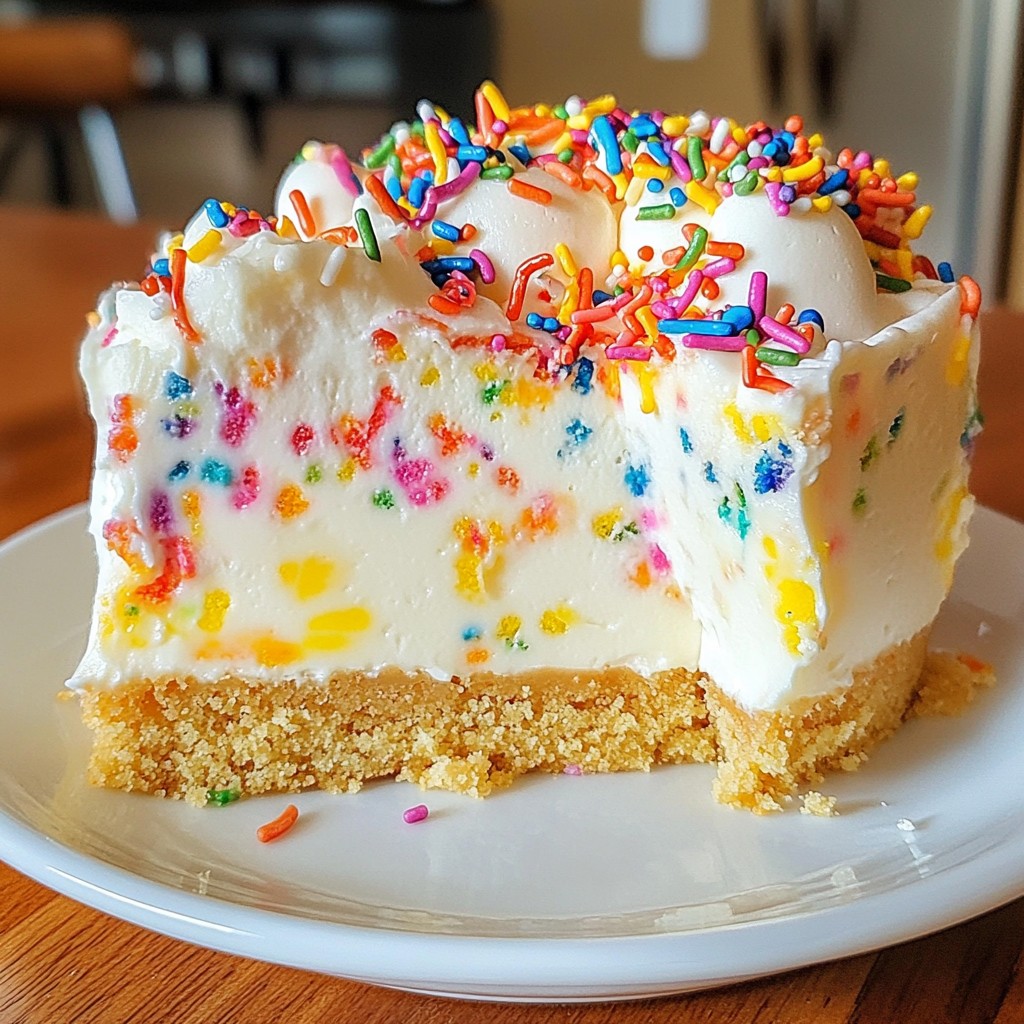 Birthday Cake Cheesecake Delightful and Easy Recipe