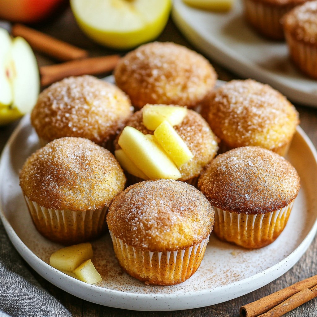 Spiced Apple Cider Donut Muffins Irresistible Delight