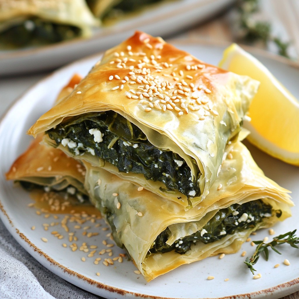 Greek Spinach Pie Spanakopita Easy and Delicious Dish