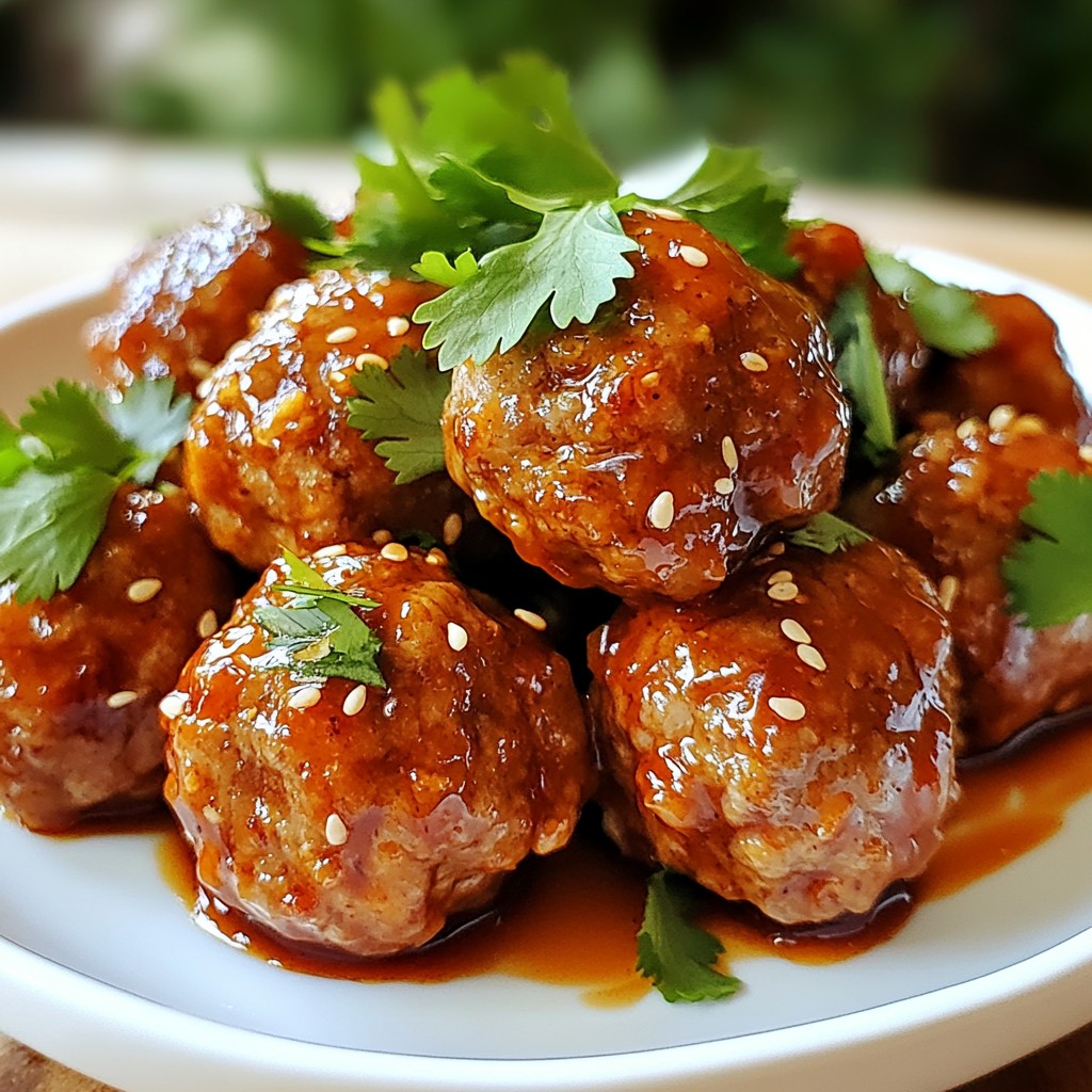 Sweet Chili Glazed Meatballs Tasty and Easy Recipe