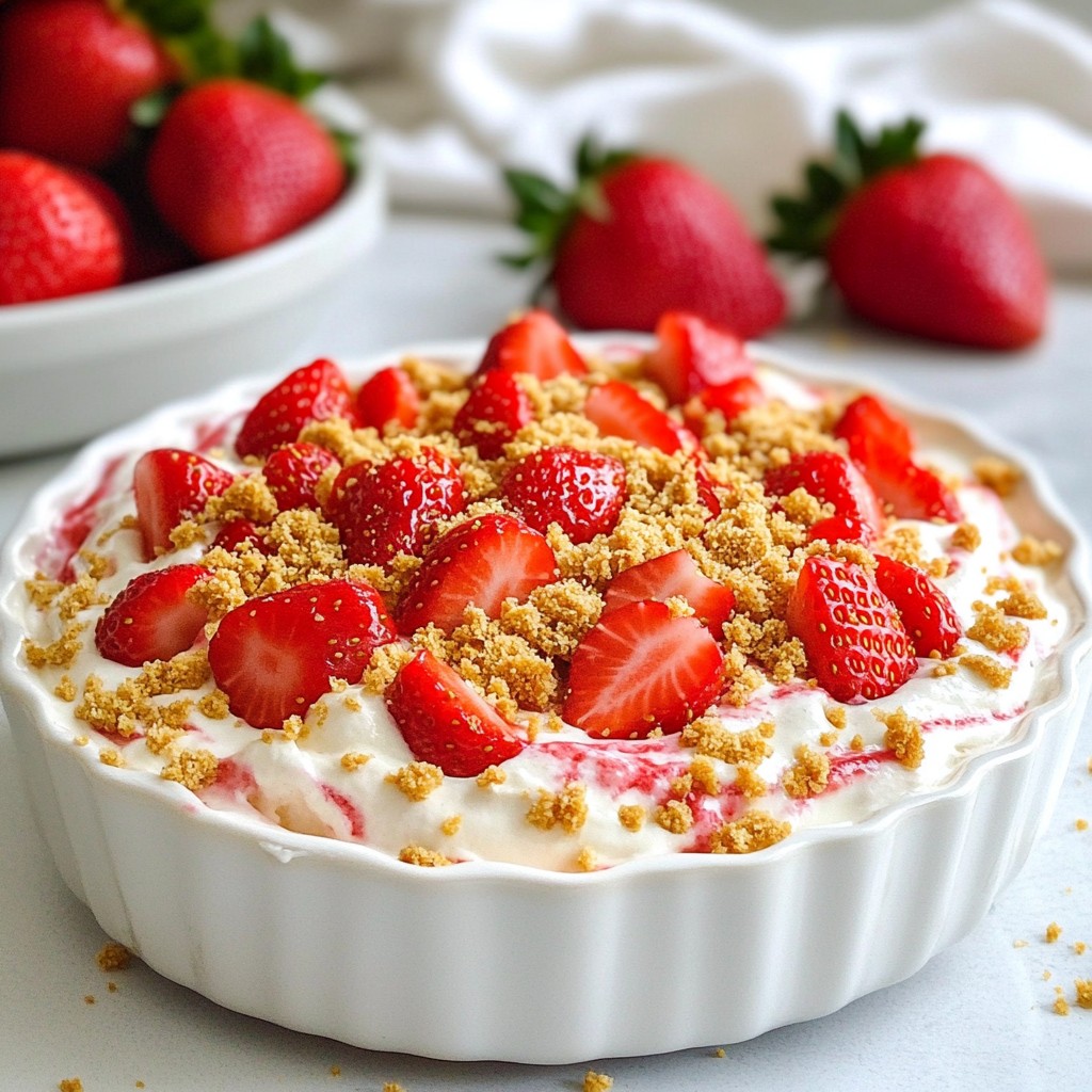 Strawberry Cheesecake Dip Easy and Delicious Recipe