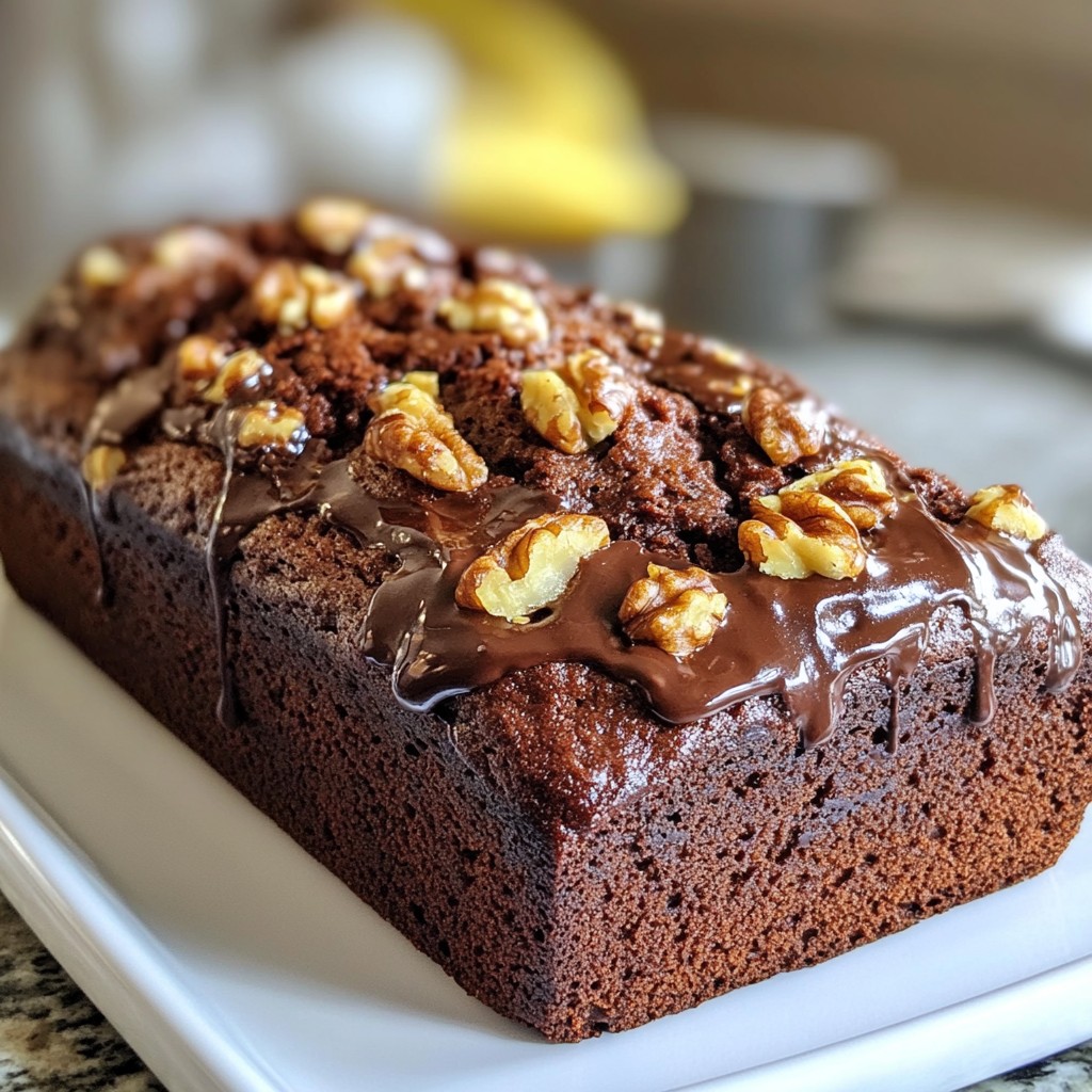 Double Chocolate Banana Bread Delightful and Easy Recipe
