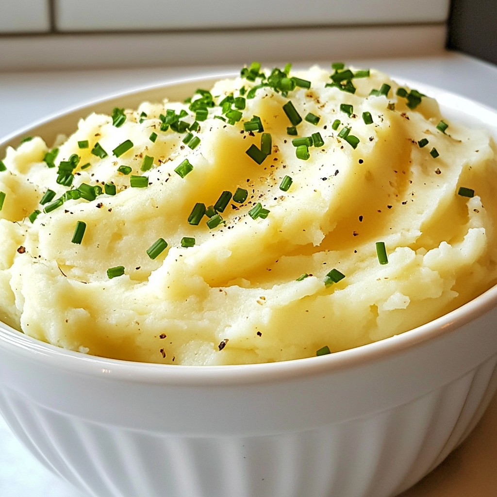 Creamy Garlic Mashed Potatoes Flavorful and Easy Dish