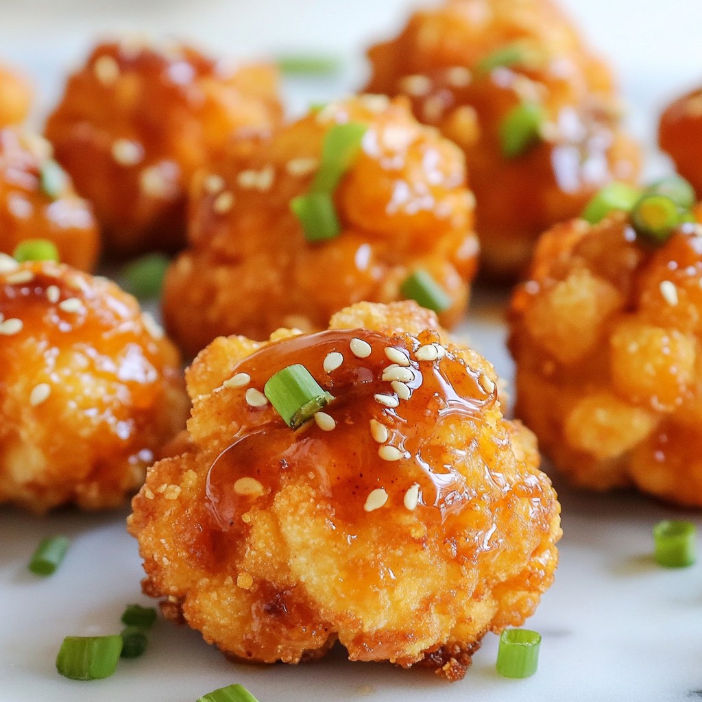 Spicy Honey Garlic Cauliflower Wings Irresistible Treat