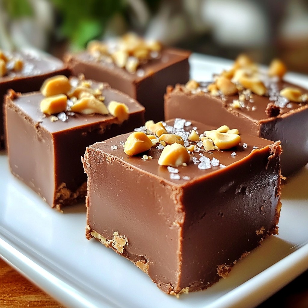 Vegan Chocolate Peanut Butter Fudge Creamy Delight