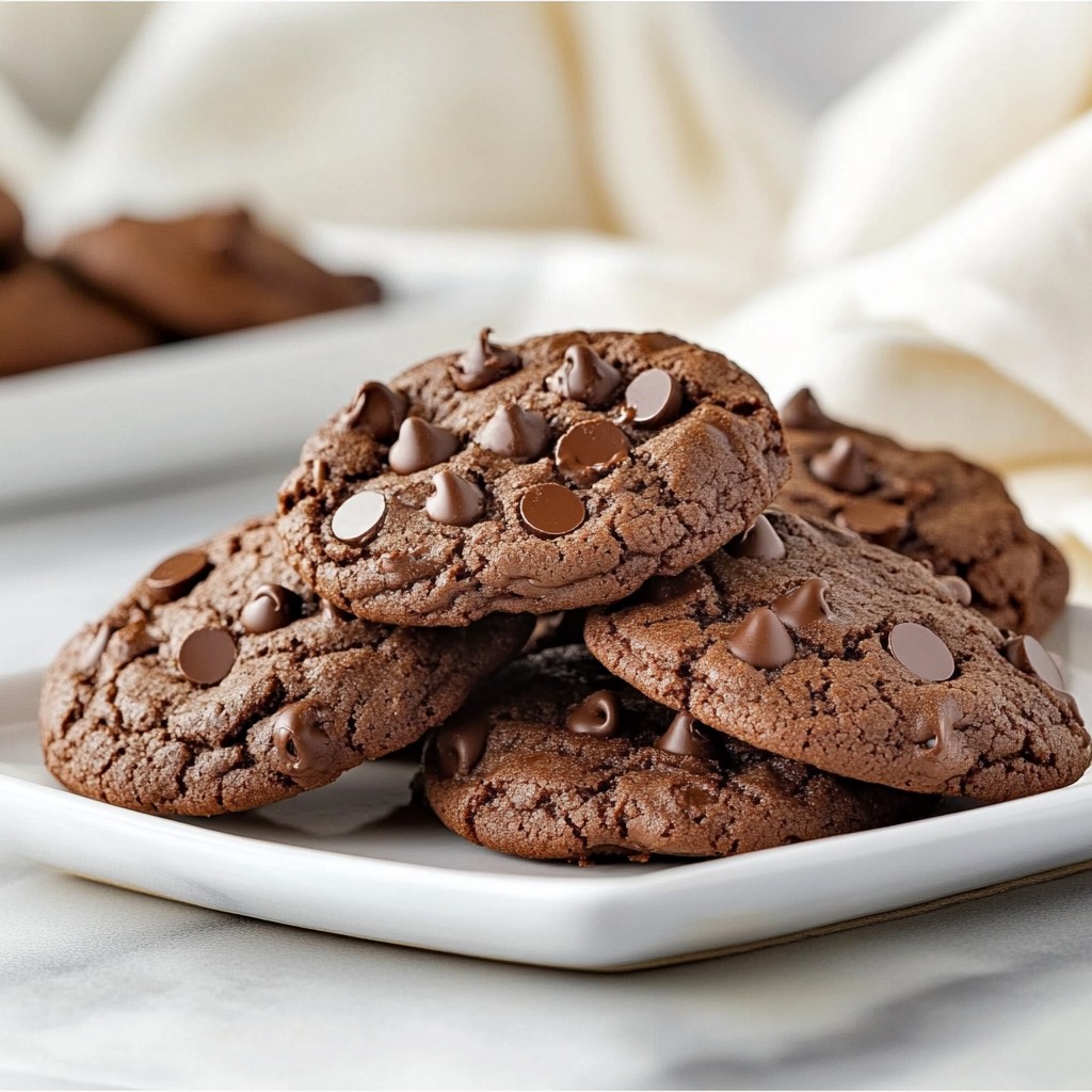 Double Chocolate Espresso Cookies Irresistible Treat