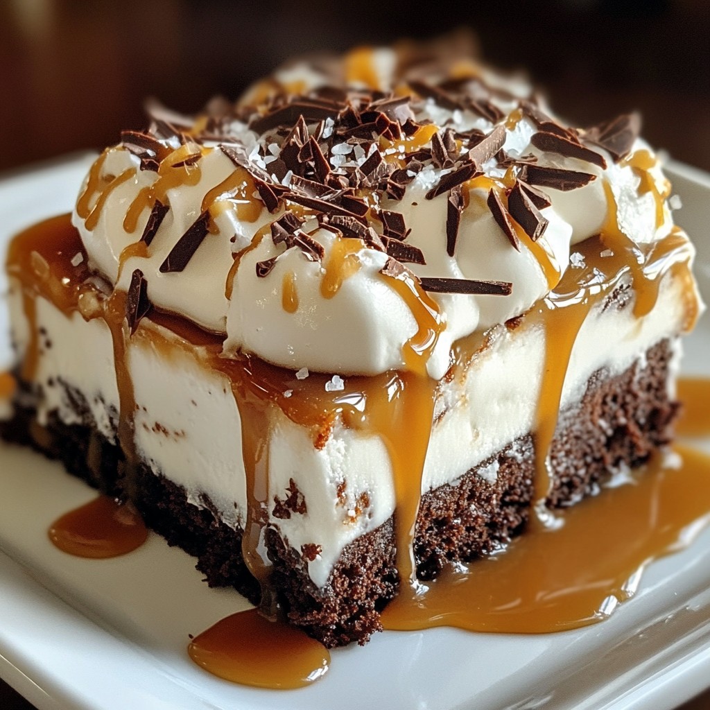 Chocolate Caramel Poke Cake Irresistible Dessert Delight