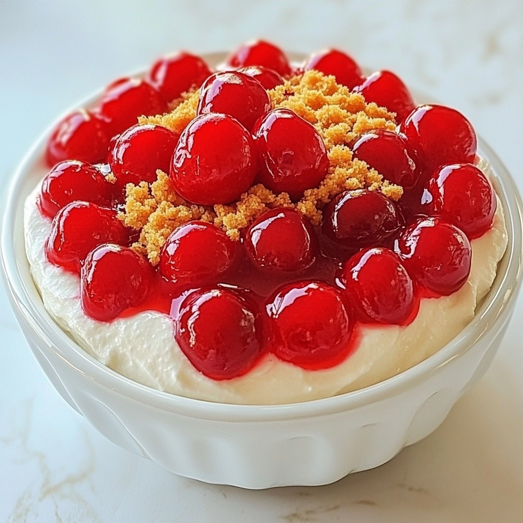 Cherry Cheesecake Dip Simple and Tasty Dessert