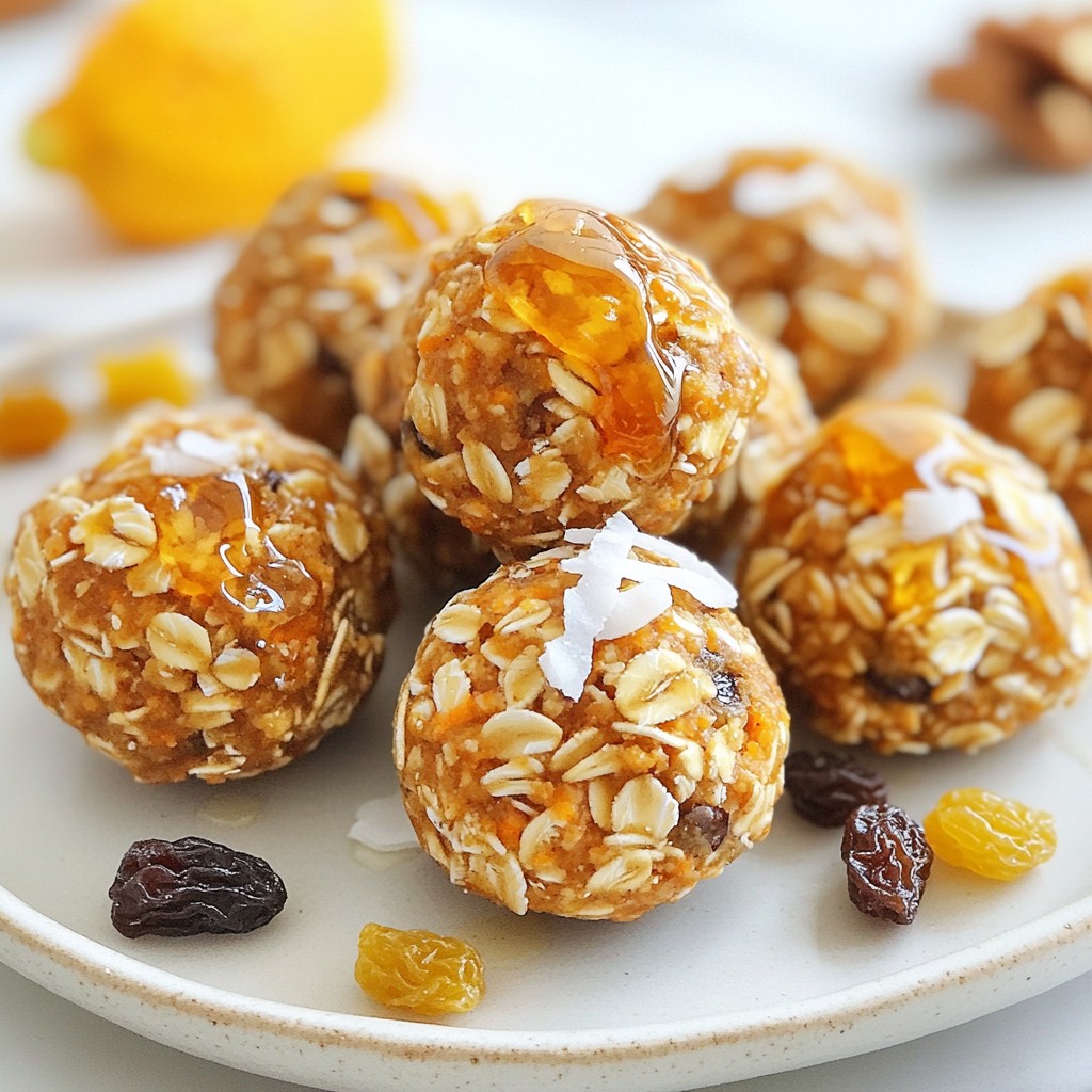 Carrot Cake Energy Bites Simple and Tasty Snack