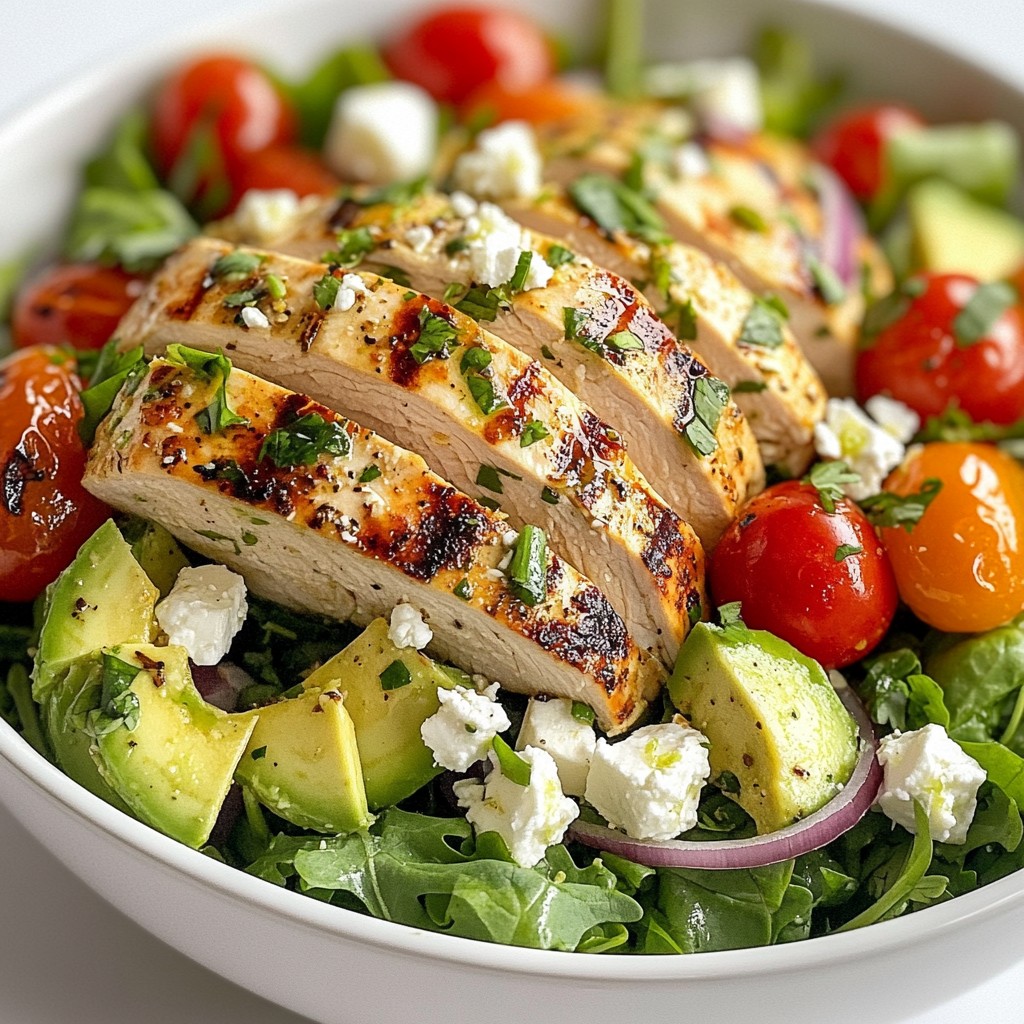Cilantro Lime Chicken Avocado Salad Fresh Delight