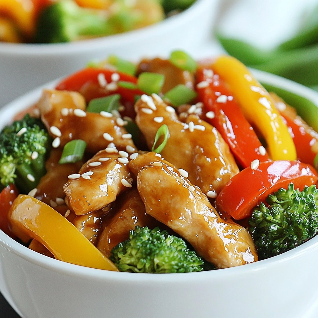 Quick Chicken Stir-Fry with Veggies for Easy Dinner