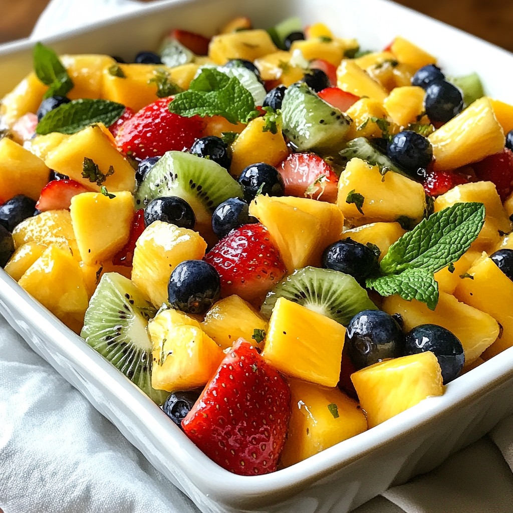 Honey Lime Fruit Salad Fresh and Flavorful Delight