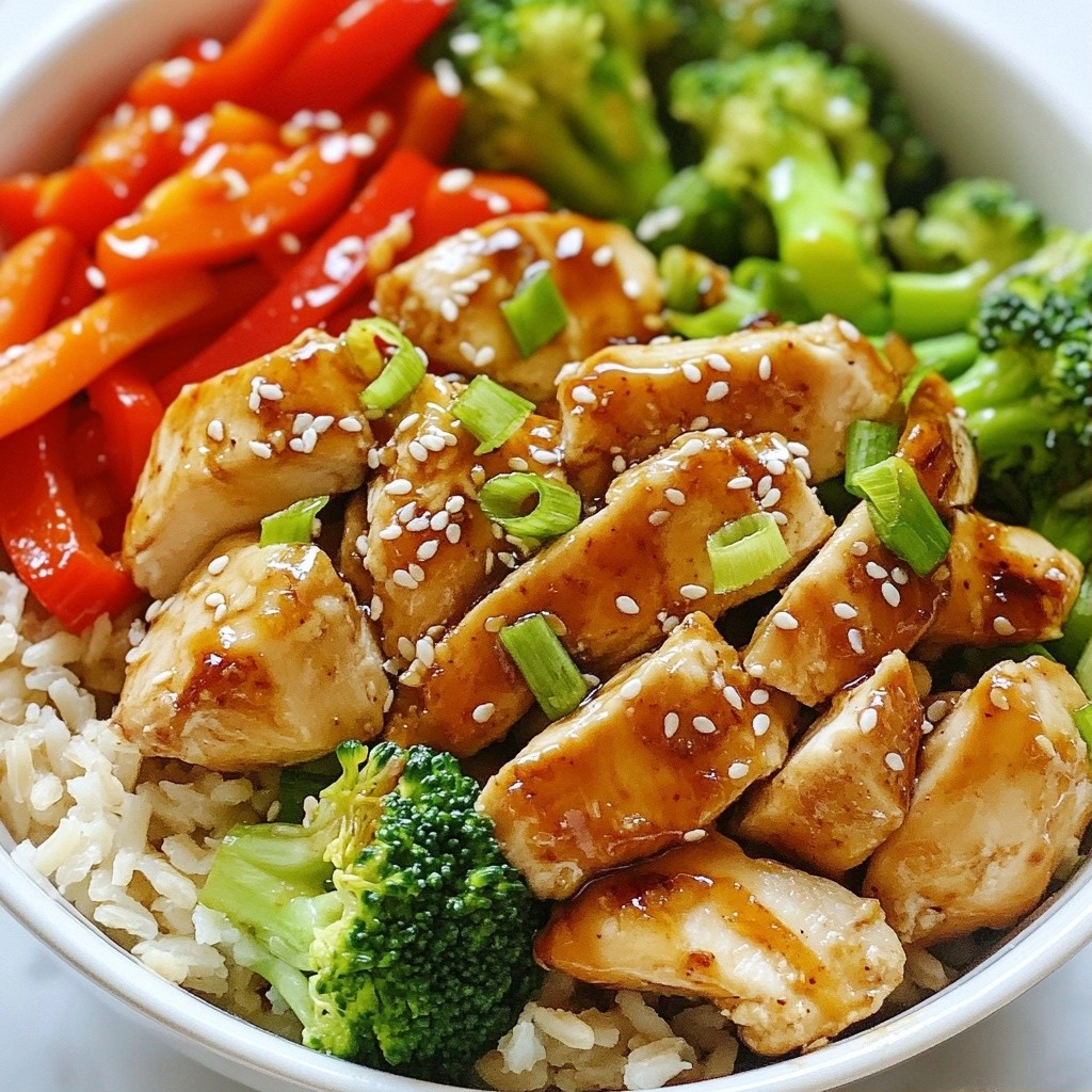 Savory Sweet and Savory Chicken Breast Bowls Recipe