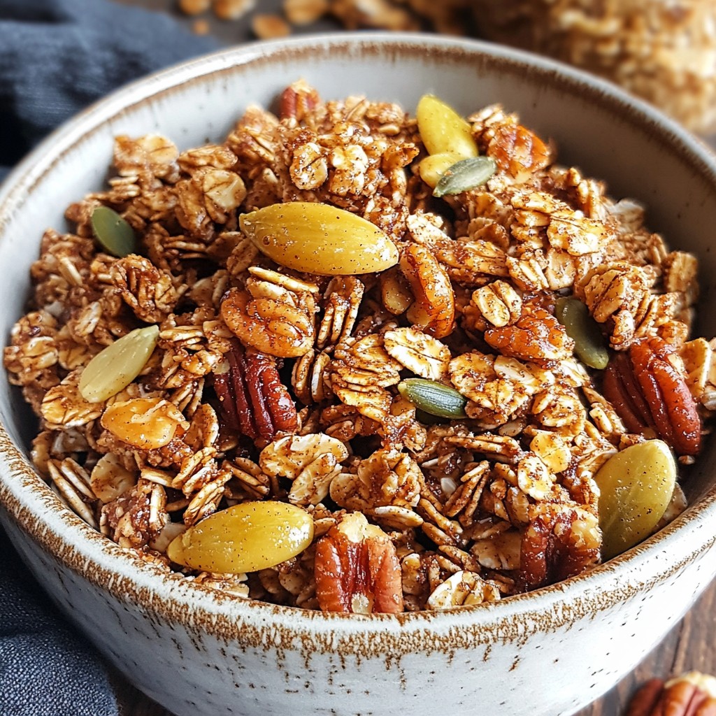 Maple Pecan Granola Clusters Tasty and Healthy Snack