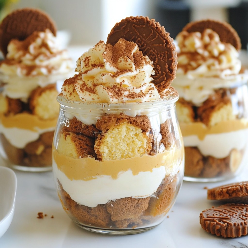 Biscoff Tiramisu Parfaits Delightful No-Bake Treat